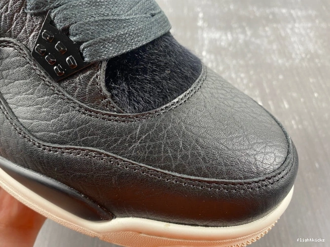 4 Pony Hair 819139-010 Retro Jordan Black 1003